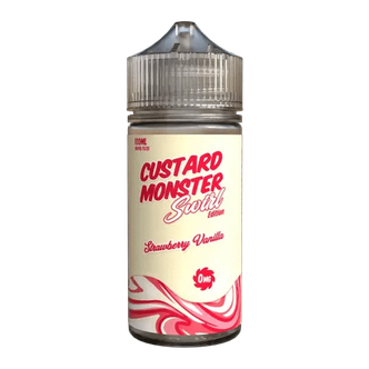 Strawberry Vanilla MONSTER LABS Custard Monster ZERO Nicotine 100ml
