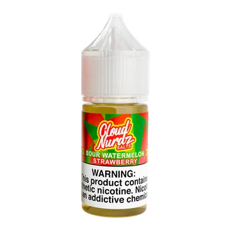 Sour Watermelon Strawberry Cloud Nurdz Salts 30ml