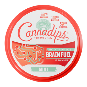 Mint CANNADIPS Brain Fuel Pouches
