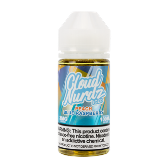 Iced Peach Blue Raspberry Cloud Nurdz E-Juice