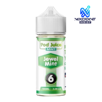Jewel Mint POD JUICE Nixodine 100ml 6
