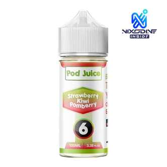 Strawberry Kiwi Pomberry POD JUICE Nixodine 100ml 6