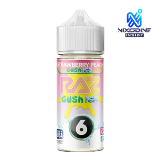 Strawberry Peach Gush RAZ X POD JUICE Nixodine 100ml 6