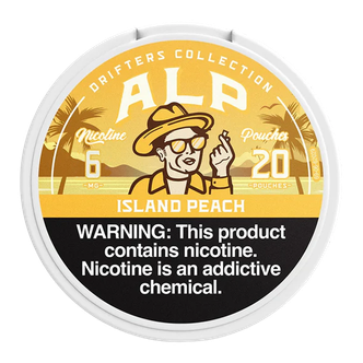Island Peach Alp Drifters Pouches 6mg