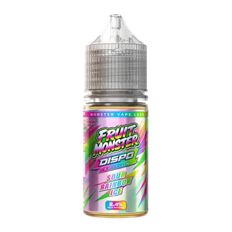 Sour Rainbow Ice Fruit Monster Salts (Dispo Edition) 2.4%