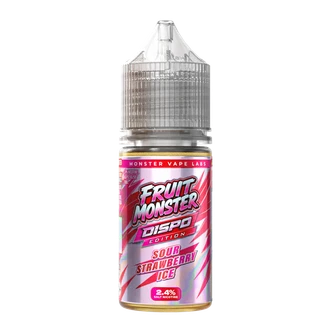 Sour Strawberry Ice Fruit Monster Salts (Dispo Edition) 2.4%