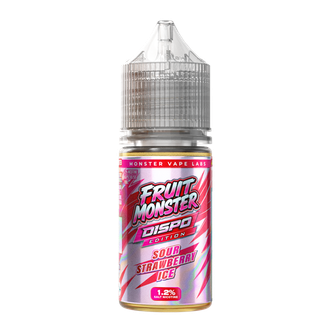 Sour Strawberry Ice Fruit Monster Salts (Dispo Edition) 1.2%