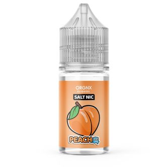Peach Ice Orgnx Salt Nic Vape Juice