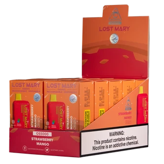 Strawberry Mango Lost Mary OS5000 Vape 10-Pack