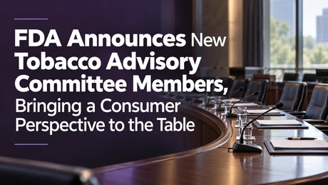 FDA Announces New Tobacco Advisory Committee Members, Bringing a Consumer Perspective to the Table 