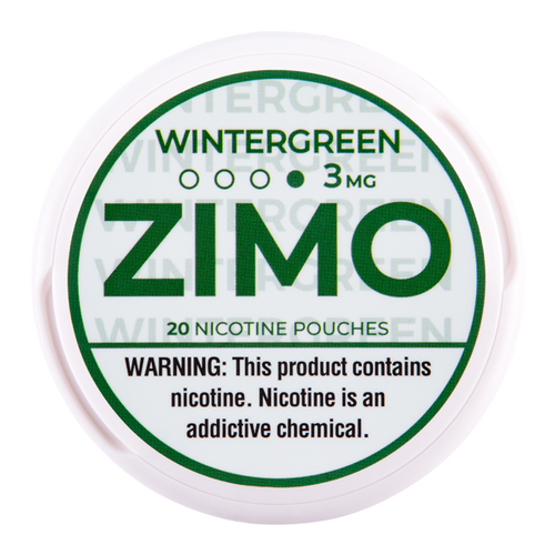 Wintergreen Zimo Nicotine Pouches 3mg