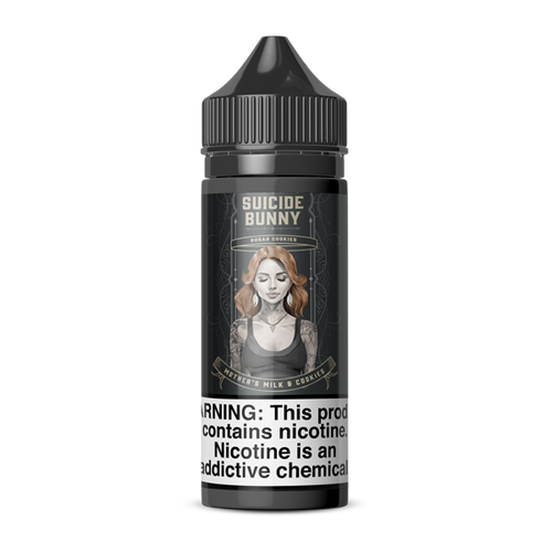 Mother's Milk & Cookies Suicide Bunny Free Base E-Juice Bottle