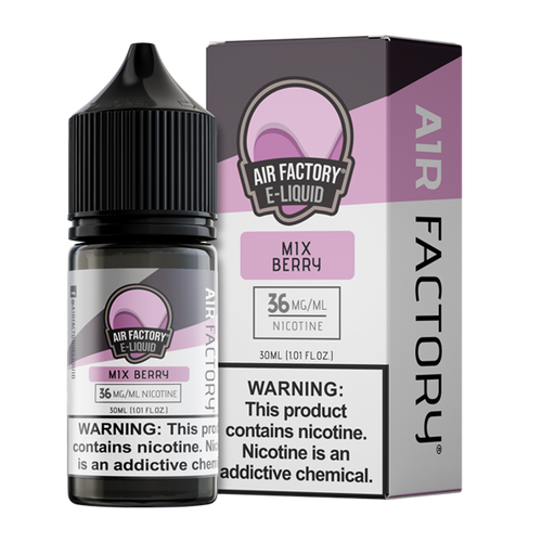 A 30ml vape juice with nicotine salts in 20mg & 40mg, Mix Berry by Air Factory