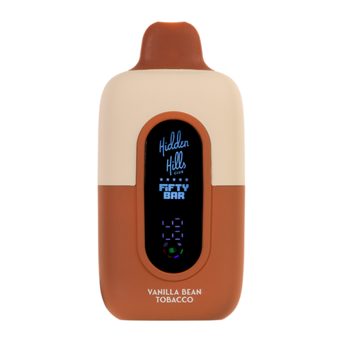 Vanilla Bean Tobacco Hidden Hills X Fifty Bar Vape
