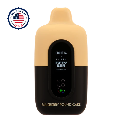 Blueberry Pound Cake FRUITIA X Fifty Bar 20k Vape