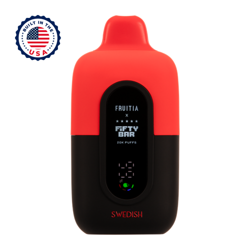 Swedish Fish FRUITIA X Fifty Bar 20K Vape