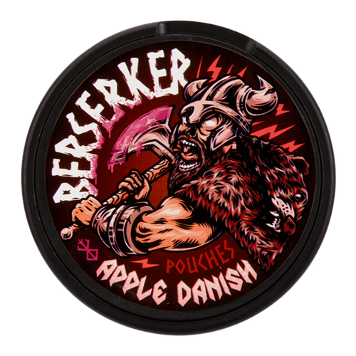 Apple Danish Caffeine Pouches by Berserker