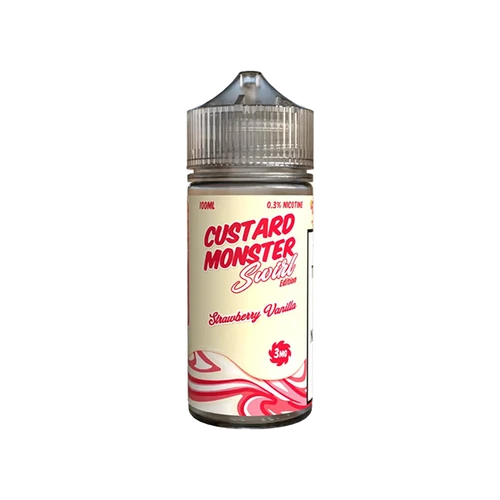 Strawberry Vanilla MONSTER LABS Custard Monster 100ml Swirl Edition