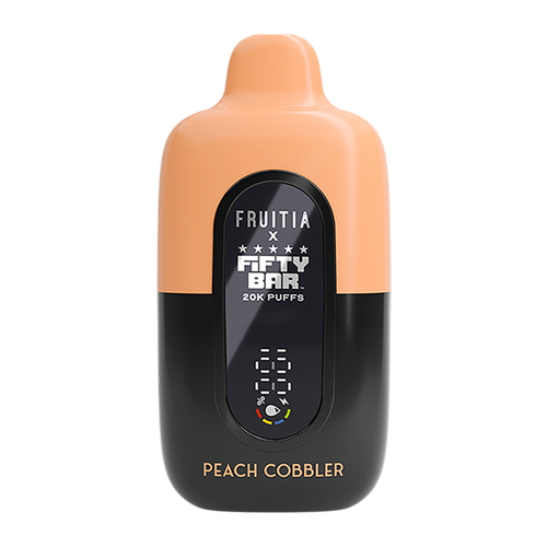 Peach Cobbler FRUITIA X Fifty Bar 20K