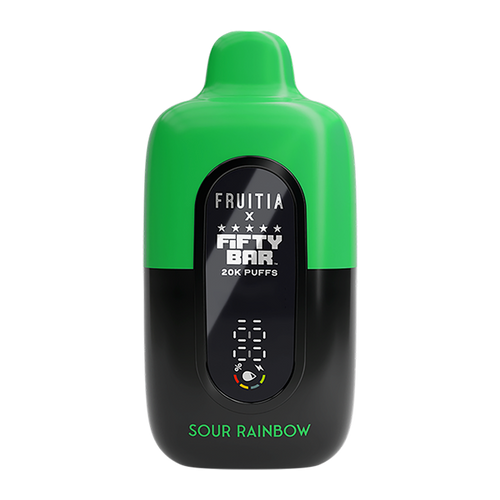 Sour Rainbow FRUITIA X Fifty Bar 20K