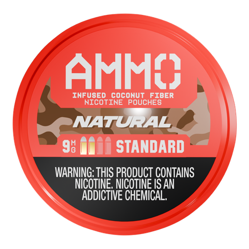 Natural AMMO Pouches 9mg