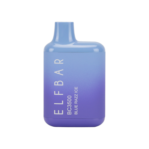 Blue Razz Ice Elf Bar 3500 Puff Rechargeable Disposable Vape Device