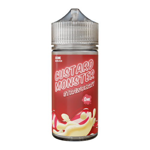 Strawberry MONSTER LABS Custard Monster ZERO Nicotine 100ml