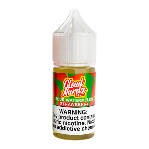 Sour Watermelon Strawberry Cloud Nurdz Salts 30ml