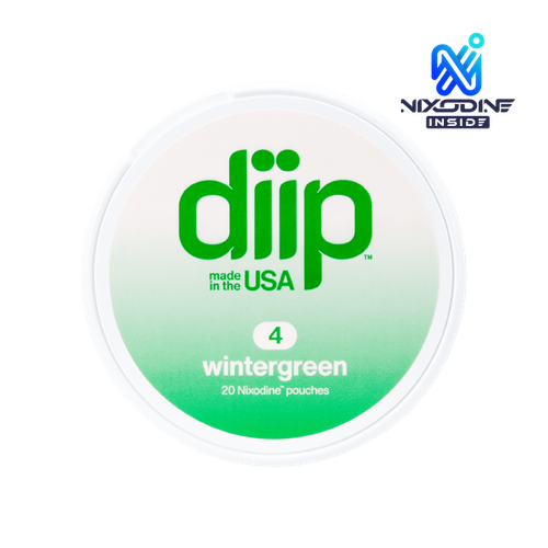 4 Wintergreen DIIP Reset Nixodine Pouches