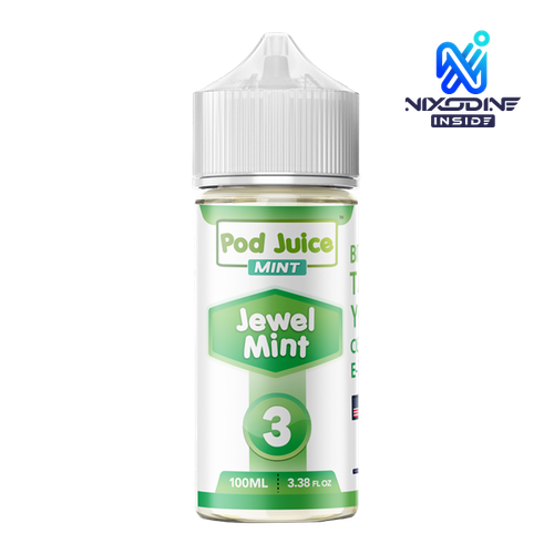 Jewel Mint POD JUICE Nixodine 100ml 3
