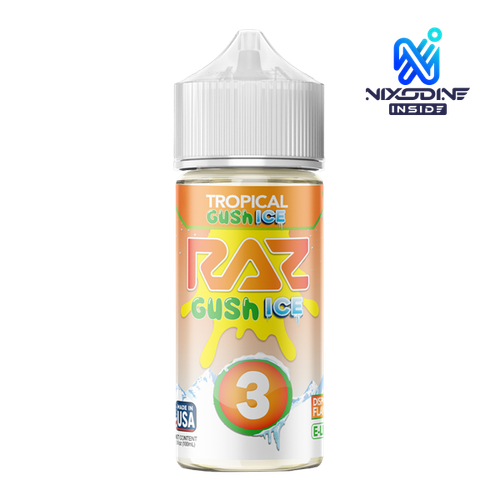 Tropical Gush Ice RAZ X POD JUICE  Nixodine 100ml GUSH ICE 3
