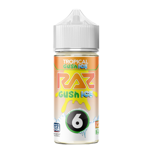 Tropical Gush Ice RAZ X POD JUICE  Nixodine 100ml GUSH ICE 6