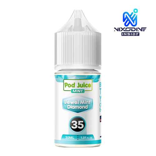 Jewel Mint Diamond Nixodine 30ml POD JUICE 35