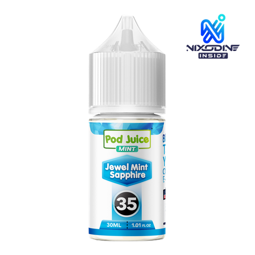Jewel Mint Sapphire Nixodine 30ml POD JUICE 35