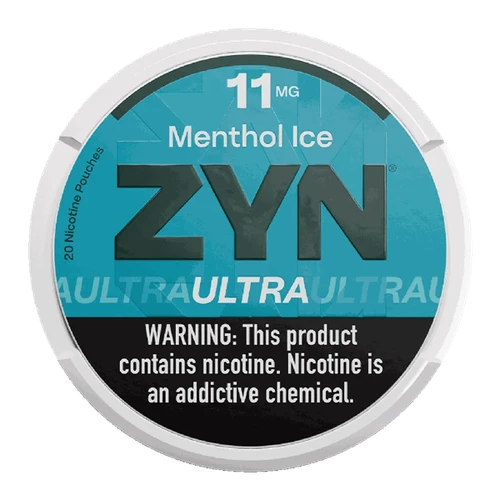 Menthol Ice ZYN Ultra Pouches