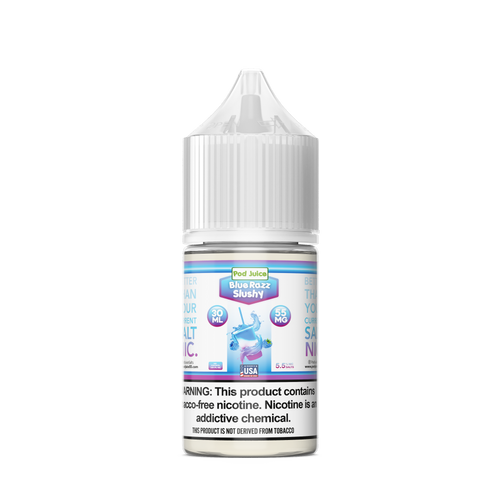 Blue Razz Slush Pod Juice Nic Salt