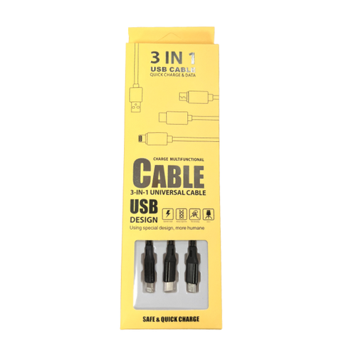 3-in-1 USB Cable