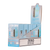 5 Pack of Blue Razz Ice Geek Bar Pulse Zero Nicotine