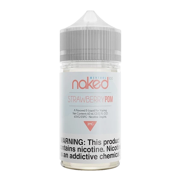 Strawberry Pom Naked Menthol Vape Juice
