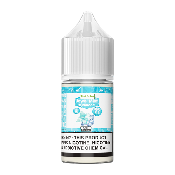 Not in your local vape shop? Browse our online store for unsweetened jewel mint diamond pod juice in strengths of 5% and 3.5%