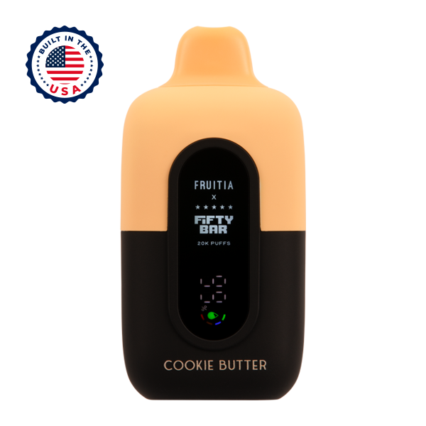 Cookie Butter FRUITIA X Fifty Bar 20K Vape