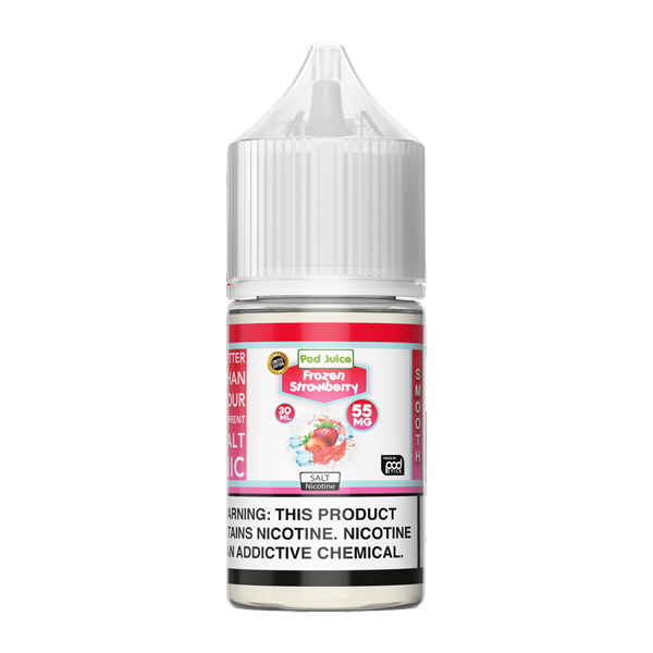 Shop for menthol strawberry flavored vape juice made by Pod Juice available in multiple nicotine levels