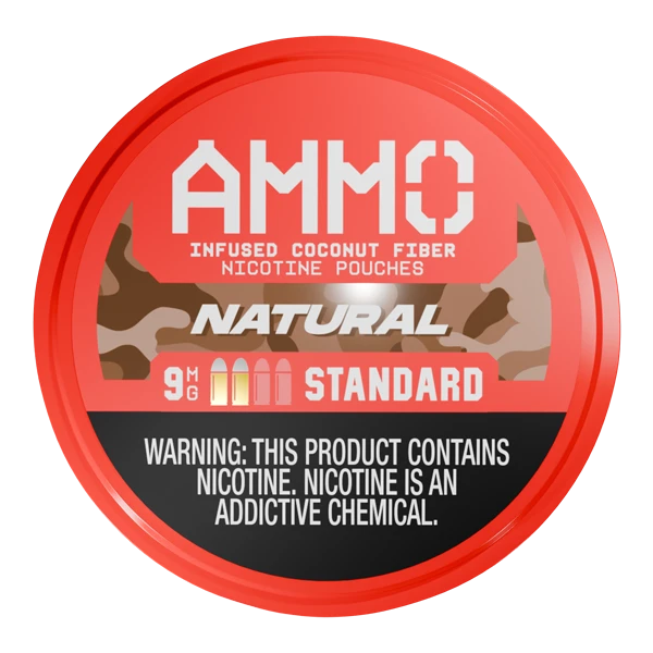 Natural AMMO Pouches 9mg