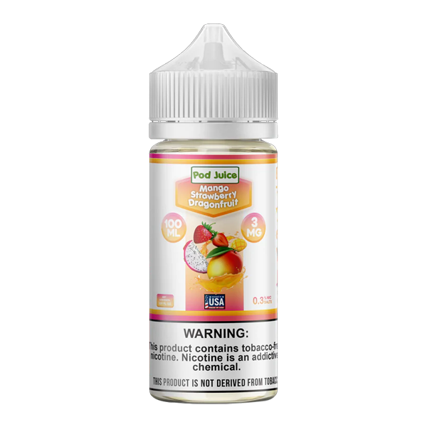 Mango Strawberry Dragonfruit POD JUICE 100ml