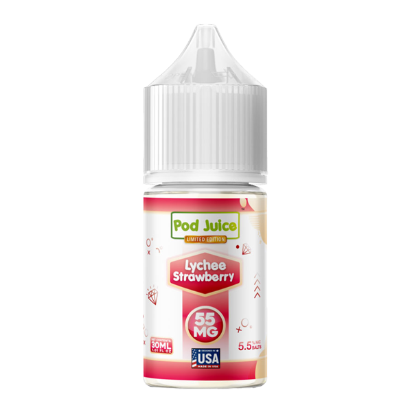 Lychee Strawberry Pod Juice 30mL