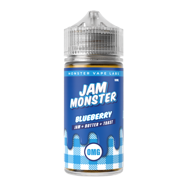 Blueberry MONSTER LABS Jam Monster ZERO Nicotine 100ml