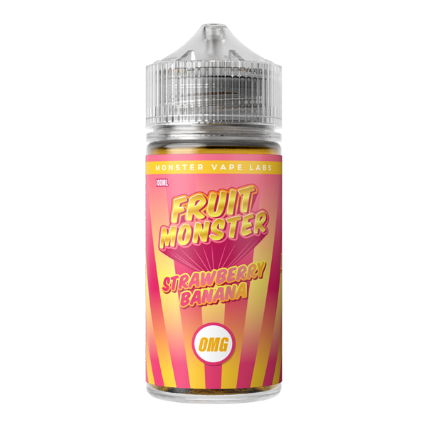 Strawberry Banana MONSTER LABS Fruit Monster ZERO Nicotine 100ml