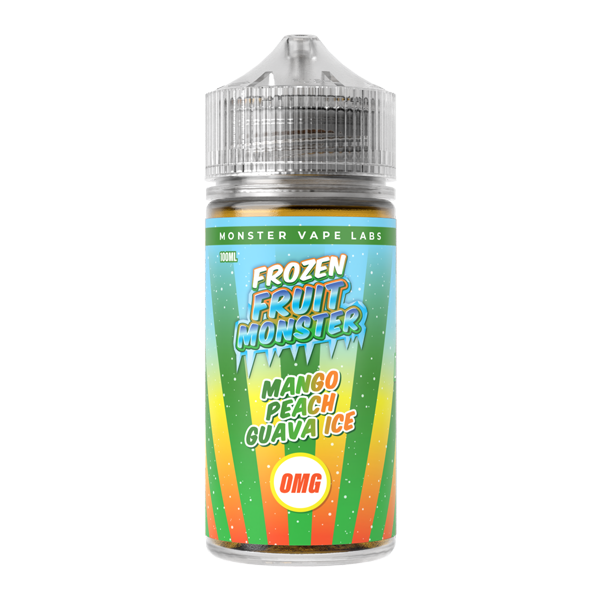 Mango Peach Guava Ice MONSTER LABS Frozen Fruit Monster ZERO Nicotine 100ml