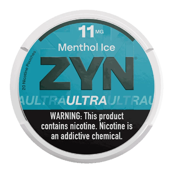 Menthol Ice ZYN Ultra Pouches