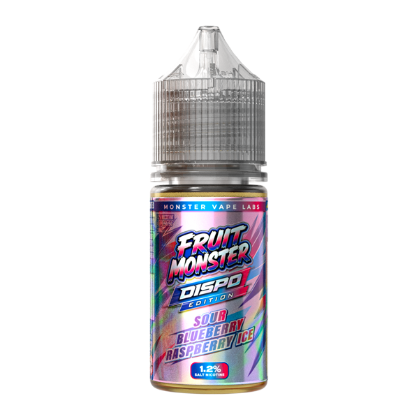 Sour Blueberry Raspberry Fruit Monster Salts (Dispo Edition) 1.2%